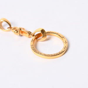 新品同様 CHROME HEARTS クロムハーツ ベイビーファット アイウェアループ ペンダント チャーム 22K 18.3g 希少 中古 4b014095