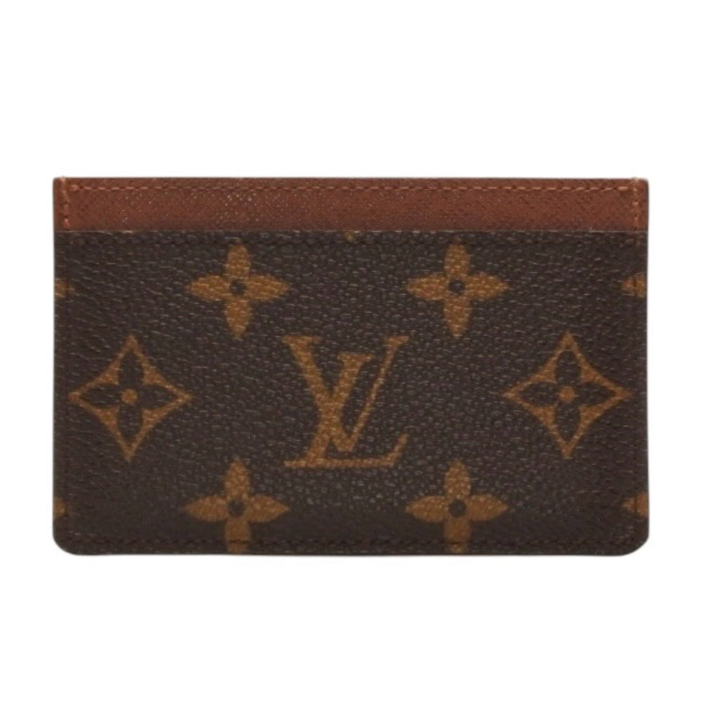 極美品 LOUIS VUITTON ルイヴィトン ポルトカルトサーンプル カードケース M61733 モノグラムキャンバス ブラウン 中古 4a000710