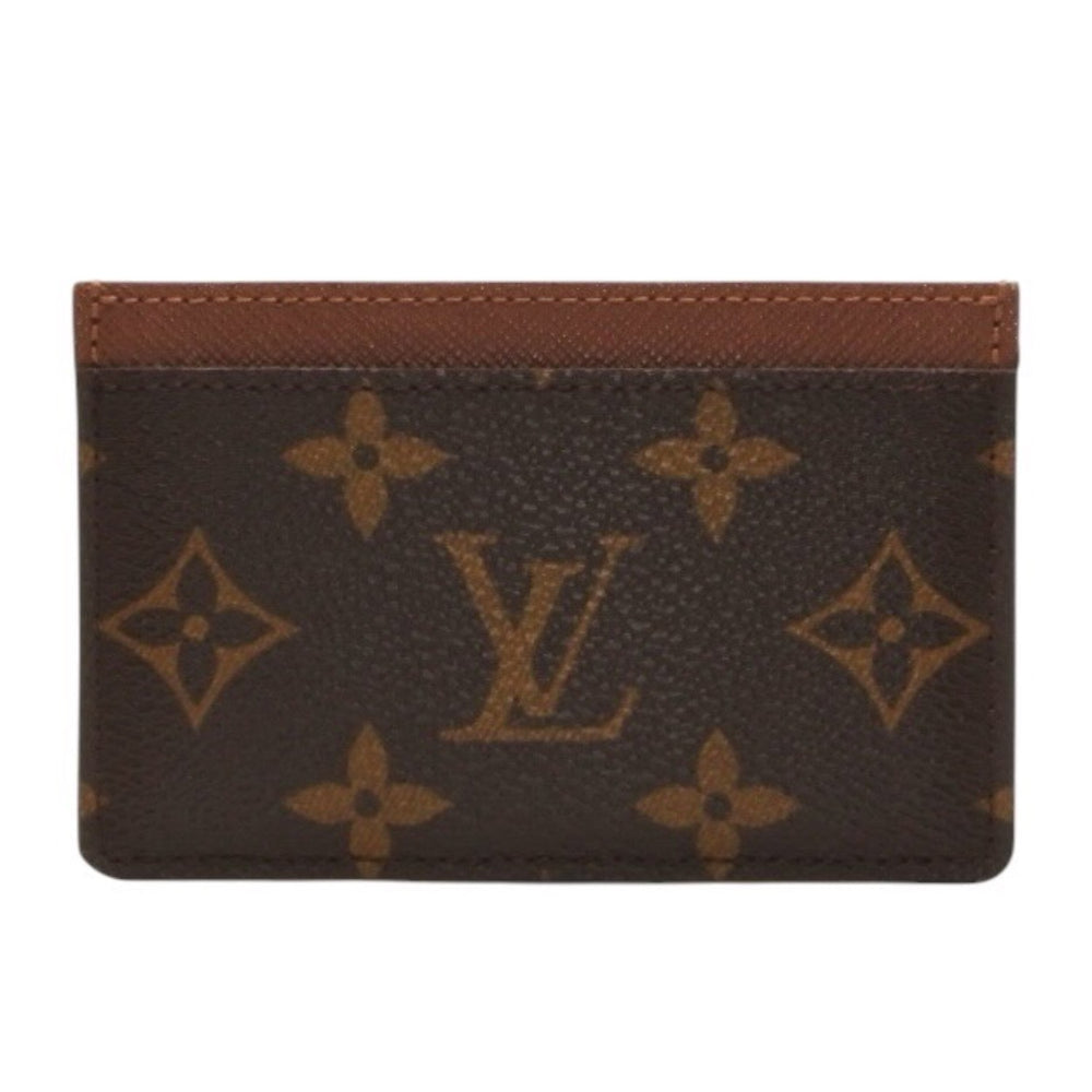 極美品 LOUIS VUITTON ルイヴィトン ポルトカルトサーンプル カードケース M61733 モノグラムキャンバス ブラウン 中古 4a000710