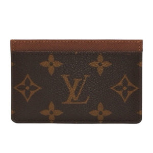 極美品 LOUIS VUITTON ルイヴィトン ポルトカルトサーンプル カードケース M61733 モノグラムキャンバス ブラウン 中古 4a000710