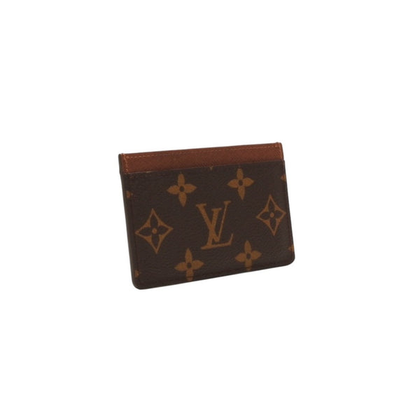 極美品 LOUIS VUITTON ルイヴィトン ポルトカルトサーンプル カードケース M61733 モノグラムキャンバス ブラウン 中古 4a000710