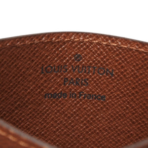 極美品 LOUIS VUITTON ルイヴィトン ポルトカルトサーンプル カードケース M61733 モノグラムキャンバス ブラウン 中古 4a000710