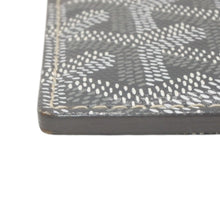 画像をギャラリービューアに読み込む, GOYARD ゴヤール サンシュルピス ヘリンボーン カードケース グレー ホワイト PVC レザー 美品 中古 4b014188