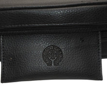 画像をギャラリービューアに読み込む, CHROME HEARTS クロムハーツ メガネケース ポーチ レザーブラック ダガージップ 美品 中古 4b014058