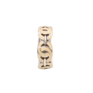 CHANEL シャネル ココマーク リング 指輪 00T刻印 サイズ11号 7.2g シルバー アイボリー 美品 中古 4c073158