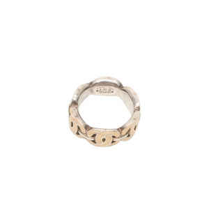 CHANEL シャネル ココマーク リング 指輪 00T刻印 サイズ11号 7.2g シルバー アイボリー 美品 中古 4c073158