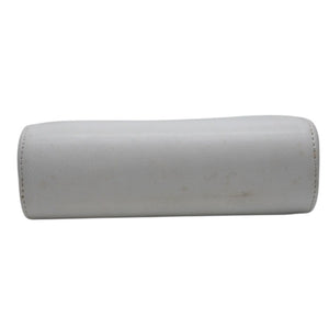CHROME HEARTS Glasses Case Pouch Leather White Good Used 4b014055