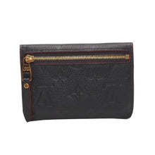 画像をギャラリービューアに読み込む, 極美品 LOUIS VUITTON ルイヴィトン モノグラムアンプラント ポシェットクレ M62017 TJ0149 ネイビー レッド ゴールド金具 中古 4b014130