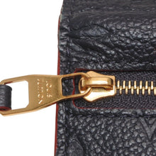 画像をギャラリービューアに読み込む, 極美品 LOUIS VUITTON ルイヴィトン モノグラムアンプラント ポシェットクレ M62017 TJ0149 ネイビー レッド ゴールド金具 中古 4b014130