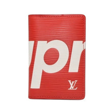 画像をギャラリービューアに読み込む, 新品同様品 LOUIS VUITTON×SUPREME ルイヴィトン シュプリーム 二つ折りカードケース コンパクトM67714 GI2137 中古 4b014071