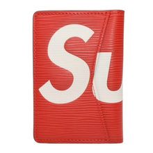 画像をギャラリービューアに読み込む, 新品同様品 LOUIS VUITTON×SUPREME ルイヴィトン シュプリーム 二つ折りカードケース コンパクトM67714 GI2137 中古 4b014071