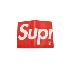 画像をギャラリービューアに読み込む, 新品同様品 LOUIS VUITTON×SUPREME ルイヴィトン シュプリーム 二つ折りカードケース コンパクトM67714 GI2137 中古 4b014071