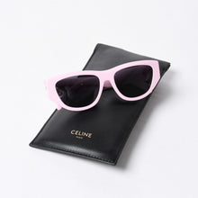 画像をギャラリービューアに読み込む, 新品同様品 CELINE セリーヌ Sunglasses ピンク Pink EyeWear アイウェア CL40278U 72A 55□17 中古 4b014167