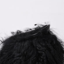 画像をギャラリービューアに読み込む, SAINT LAURENT サンローラン ファーブーツ ブラック OS 529242 Furry Mongolian Lamb Ankle Boots サイズ36 美品 中古 4b014136