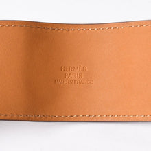 画像をギャラリービューアに読み込む, HERMES エルメス Collier de Chien コリエ ド シアン ブレスレット 重量約99.40g □M刻印 レザー エトゥープ シルバー 美品 中古 4b014191