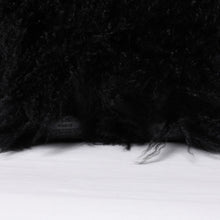 画像をギャラリービューアに読み込む, SAINT LAURENT サンローラン ファーブーツ ブラック OS 529242 Furry Mongolian Lamb Ankle Boots サイズ36 美品 中古 4b014136