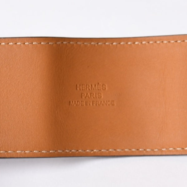 極美品 HERMES エルメス Collier de Chien コリエ ド シアン ブレスレット 重量約102.81g サイズS □P刻印 レザー パープル シルバー 中古 4b014190