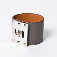 Very good condition HERMES Kelly Dog Extreme Kelly Dog Extreme Bracelet Weight approx. 56.86g Size S Ethane □Q stamp Used 4b014193