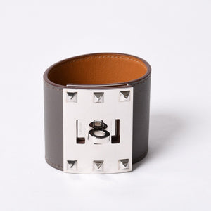 Very good condition HERMES Kelly Dog Extreme Kelly Dog Extreme Bracelet Weight approx. 56.86g Size S Ethane □Q stamp Used 4b014193