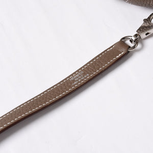 極美品 HERMES エルメス ケリー32 内縫い エトープ □R刻印 トリヨンクレマンス シルバー金具 ハンドバッグ 2WAY 中古 4b014157