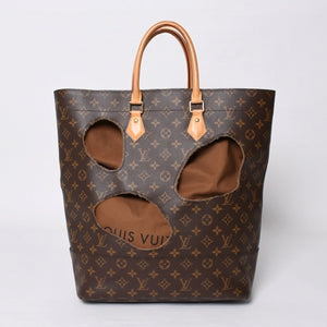 極美品 LOUIS VUITTON ルイヴィトン ウィズホールズ トートバッグ M40279 コムデギャルソン 川久保玲 2014 ゴールド金具 中古 4b014131