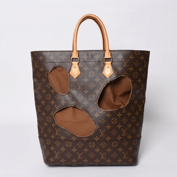 極美品 LOUIS VUITTON ルイヴィトン ウィズホールズ トートバッグ M40279 コムデギャルソン 川久保玲 2014 ゴールド金具 中古 4b014131
