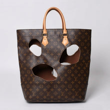 画像をギャラリービューアに読み込む, 極美品 LOUIS VUITTON ルイヴィトン ウィズホールズ トートバッグ M40279 コムデギャルソン 川久保玲 2014 ゴールド金具 中古 4b014131