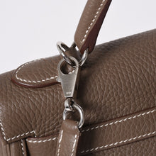 画像をギャラリービューアに読み込む, 極美品 HERMES エルメス ケリー32 内縫い エトープ □R刻印 トリヨンクレマンス シルバー金具 ハンドバッグ 2WAY 中古 4b014157