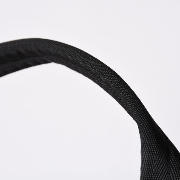 Very Good Condition PRADA Hobo One Shoulder Bag MV515 Triangle Logo Triangle Logo Plate Nylon Black Used 4a000054