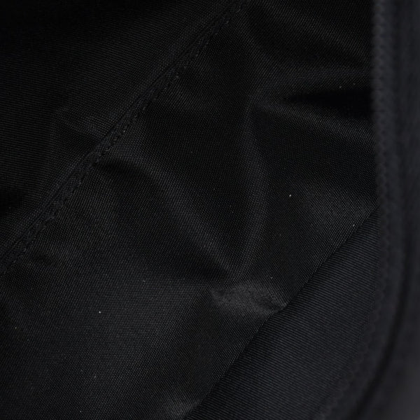 Very Good Condition PRADA Hobo One Shoulder Bag MV515 Triangle Logo Triangle Logo Plate Nylon Black Used 4a000054