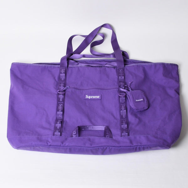 新品未使用品 Supreme シュプリーム 26SS エックスラージ ダッフルバッグ パープル コーデュラ ナイロン 中古 4b014175