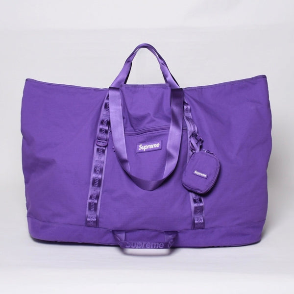 新品未使用品 Supreme シュプリーム 26SS エックスラージ ダッフルバッグ パープル コーデュラ ナイロン 中古 4b014175