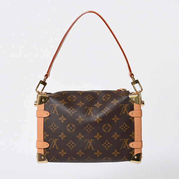 新品同様 LOUIS VUITTON ルイヴィトン サイドトランクMM ショルダーバッグ M46358モノグラム ゴールド金具 中古 4a000058