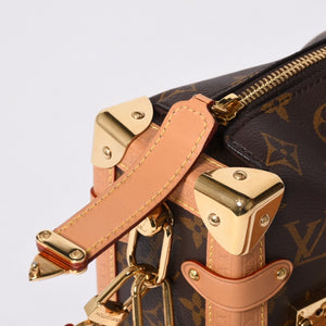 新品同様 LOUIS VUITTON ルイヴィトン サイドトランクMM ショルダーバッグ M46358モノグラム ゴールド金具 中古 4a000058