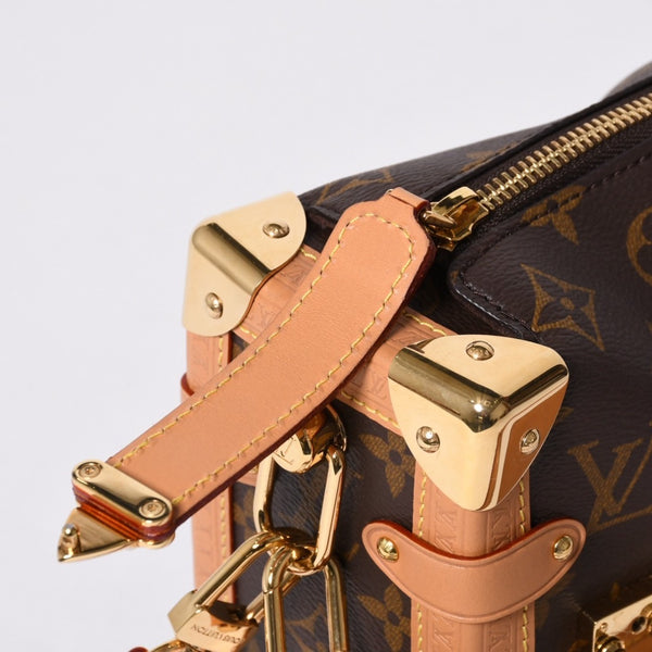 新品同様 LOUIS VUITTON ルイヴィトン サイドトランクMM ショルダーバッグ M46358モノグラム ゴールド金具 中古 4a000058
