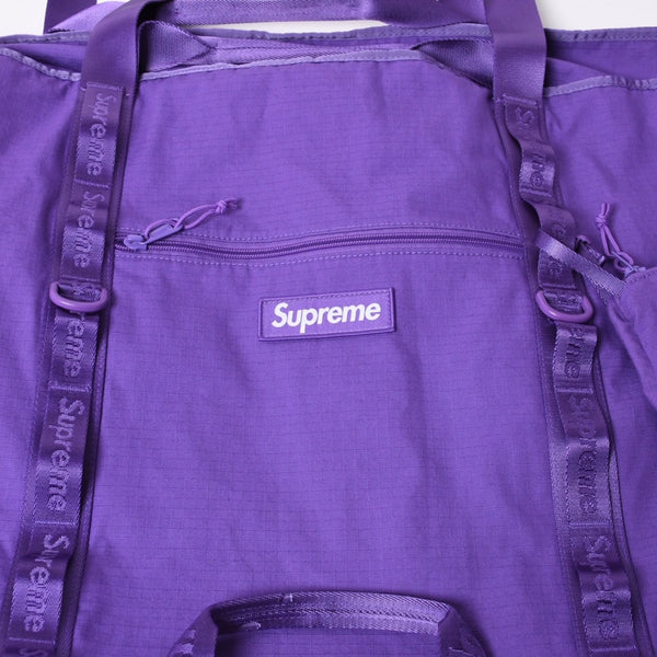 新品未使用品 Supreme シュプリーム 26SS エックスラージ ダッフルバッグ パープル コーデュラ ナイロン 中古 4b014175
