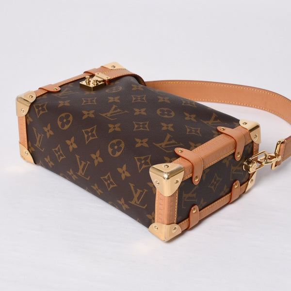 新品同様 LOUIS VUITTON ルイヴィトン サイドトランクMM ショルダーバッグ M46358モノグラム ゴールド金具 中古 4a000058