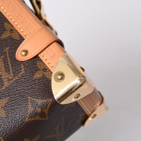新品同様 LOUIS VUITTON ルイヴィトン サイドトランクMM ショルダーバッグ M46358モノグラム ゴールド金具 中古 4a000058