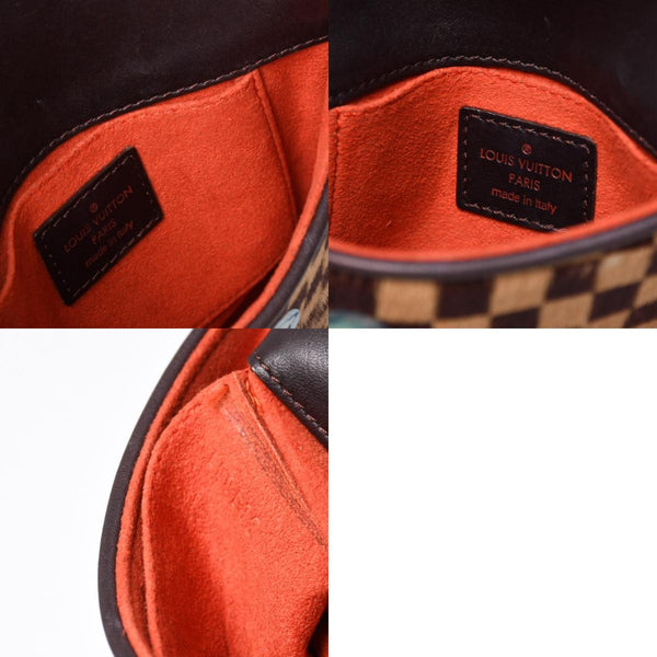 LOUIS VUITTON ルイヴィトン ダミエソバージュ ガゼル クロスボディーバッグ M92130 ハラコ ブラウン 美品 中古 4b014198