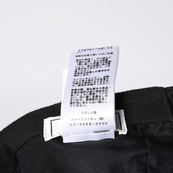 新品未使用品 HERMES エルメス マイルス キャスケット Hカット キャップ H242083N ヴォースイフト ウールジャージー サイズ58 中古 4b014002
