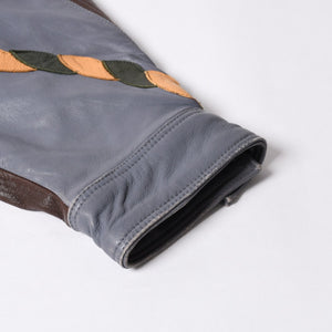 Pelle Pelle ペレペレ パッチワーク レザージャケット サイズ38 マルチカラー Marc Buchanan マークブキャナン 切り替え 美品 中古 4a000018