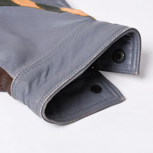 Pelle Pelle ペレペレ パッチワーク レザージャケット サイズ38 マルチカラー Marc Buchanan マークブキャナン 切り替え 美品 中古 4a000018