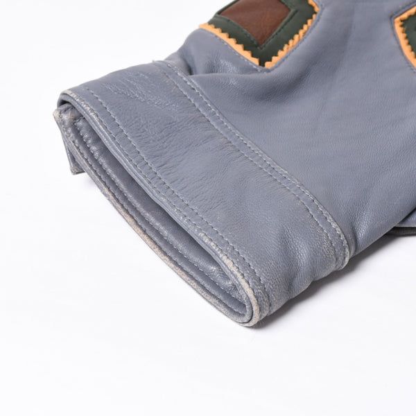 Pelle Pelle ペレペレ パッチワーク レザージャケット サイズ38 マルチカラー Marc Buchanan マークブキャナン 切り替え 美品 中古 4a000018