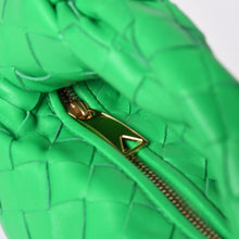 画像をギャラリービューアに読み込む, 極美品 BOTTEGAVENETA ボッテガヴェネタ MINI JODIE ミニ ジョディ ハンドバッグ 651876 イントレチャート グリーン 中古 4b014189