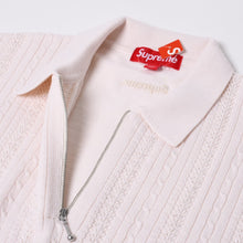 画像をギャラリービューアに読み込む, 新品未使用品 Supreme シュプリーム 26SS ビーズ ハーフジップ スウェット ポロシャツ ベージュ コットン サイズM 中古 4b014176