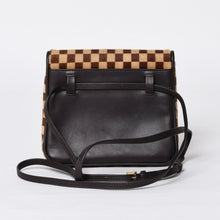 画像をギャラリービューアに読み込む, LOUIS VUITTON ルイヴィトン ダミエソバージュ ガゼル クロスボディーバッグ M92130 ハラコ ブラウン 美品 中古 4b014198