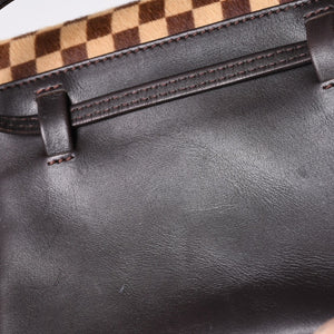 LOUIS VUITTON ルイヴィトン ダミエソバージュ ガゼル クロスボディーバッグ M92130 ハラコ ブラウン 美品 中古 4b014198