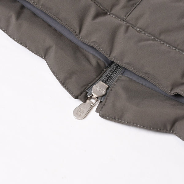 Brunello Cucinelli ブルネロ クチネリ キルティング Down Vest ダウンベスト グレー MM4591607 美品 中古 4b014184