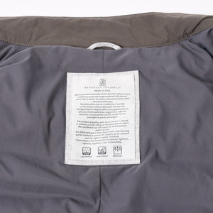Brunello Cucinelli ブルネロ クチネリ キルティング Down Vest ダウンベスト グレー MM4591607 美品 中古 4b014184