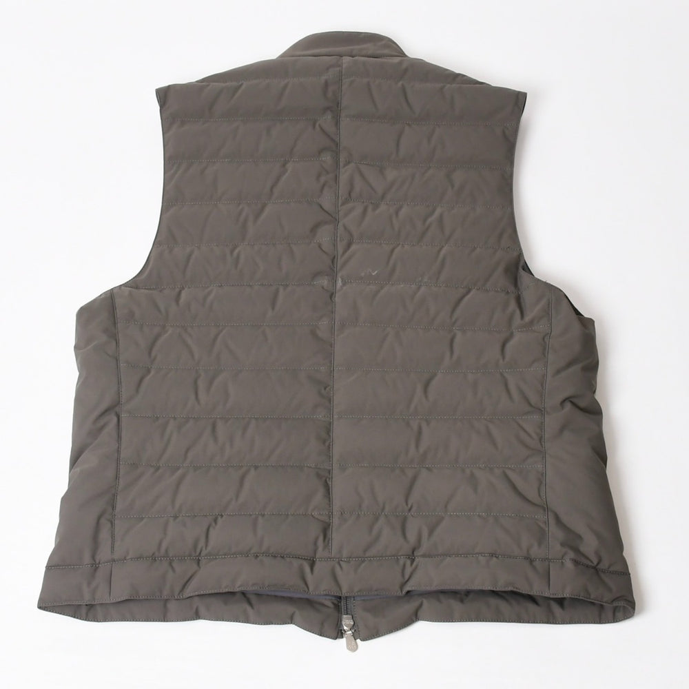 Brunello Cucinelli Quilted Down Vest Down Vest Gray MM4591607 Good Condition Used 4b014184